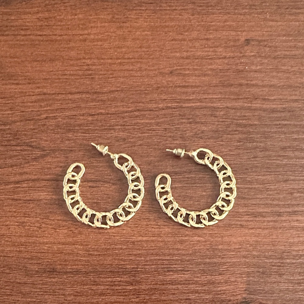Gold Hoop Earrings